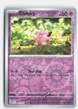 Clefairy 081/197 Common Obsidian Flames Pokemon Near Mint - Image 1