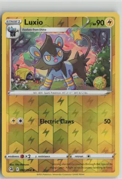Luxio 092/264 Uncommon Fusion Strike Pokemon Reverse Holo Near Mint - Image 1
