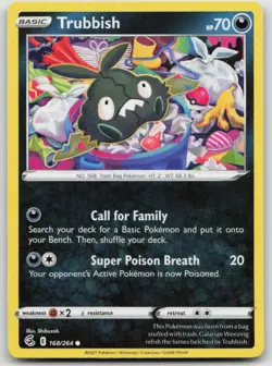 Trubbish 168/264 Common Fusion Strike Pokemon Near Mint - Image 1