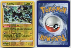 Luxray 044/159 Rare Crown Zenith Pokemon Reverse Holo NM - Image 3