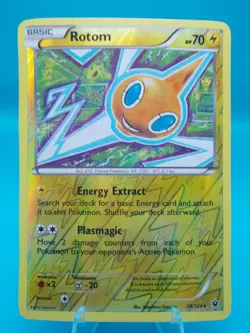 Rotom 24/124 Fates Collide Pokemon TCG Reverse Holo Lightly Played - Image 1