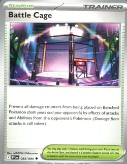 Battle Cage 085/094 Uncommon Phantasmal Flames Pokemon Near Mint - Image 1
