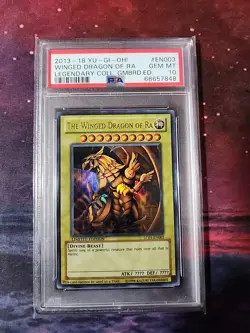The Winged Dragon of Ra LC01-EN003 Yu-Gi-Oh Legendary Collection Psa 10 - Image 1