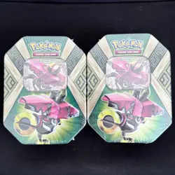 Pokemon 2x Tapu Bulu GX Island Powers Summer Tins 2017 Sealed (8 Packs) - Image 1