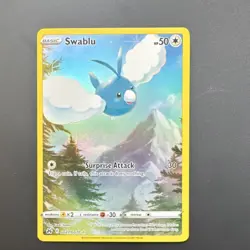 The Pokemon Company Swablu Full Art Ultra Rare Holo GG27/GG70 Crown Zenith Basic - Image 1