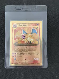 Pokemon Charizard 4/102 Base Set Holo Rare 120 HP Wizards of the Coast - Image 1