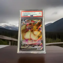 EEVEE VMAX PSA 9 2021 POKEMON SWSH BSP #SWSH087 SHINING FATES ETB MINT 523 - Image 1