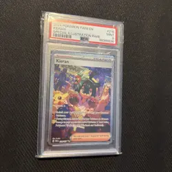 Kieran 218/167 - Pokemon Twilight Masquerade - PSA 9 - Image 2