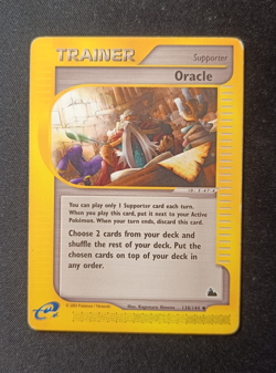 Pokemon Trainer Oracle 138/144 Skyridge - Uncommon ENG MP/GOOD WOTC 2003 - Image 1