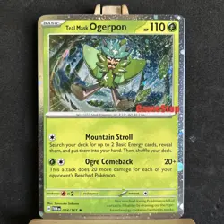 Teal Mask Ogerpon 024/167 Cosmos Holo Pokemon Gamestop Promo NM - Image 1