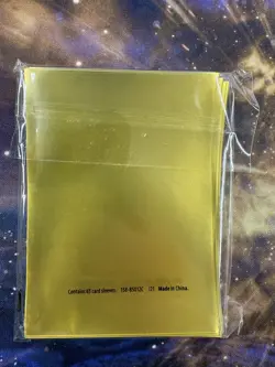 Pokemon TCG Sleeves Elite Trainer Box Packs 65 Sleeves Per Pack NEW GOLD - Image 2