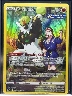 2022 Pokemon Silver Tempest Passimian TG08/TG30 Trainer Gallery Full Art Rare - Image 1