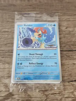 Pokemon TCG Keldeo Chaos Rising 019/086 Stamped PROMO SEALED - Image 1