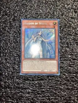 Yugioh! Maiden of White 25LP-EN018 Secret Rare Limited Edition NM - Image 1