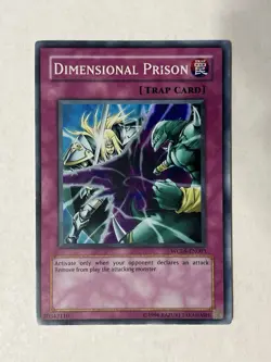 Dimensional Prison WC08-EN003 Super Rare Heavily Played English Yu-Gi-Oh! - Image 1