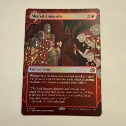 Shared Animosity FOIL 49 Eldraine Enchanting Tales WOT MTG Rare Unplayed Mint NM - Image 1
