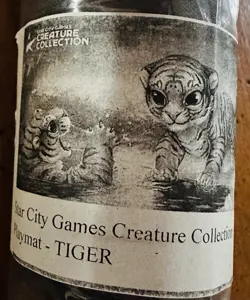 MTG Star City Games Creature Collection Tiger Playmat • Art By Andrea Radeck - Image 1