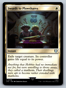 Swords to Plowshares - Lord of the Rings Commander - MTG - Image 1