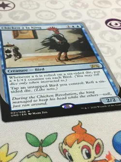 D580 MTG MAGIC UNSANCTIONED CHICKEN A LA KING #021 RARE NM - Image 2