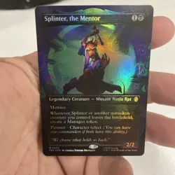 Splinter, the Mentor (0003 Borderless) Commander: TMNT MTG FOIL NM! FREE SHIP! - Image 1