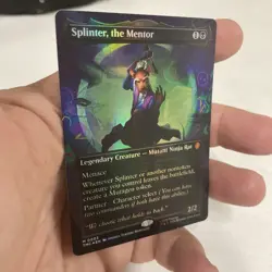 Splinter, the Mentor (0003 Borderless) Commander: TMNT MTG FOIL NM! FREE SHIP! - Image 2
