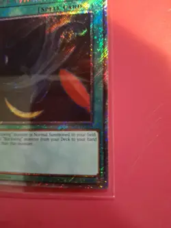 Yu-Gi-Oh TCG #RA03-EN219 Black Whirlwind 1st Edition Platinum Secret Rare - Image 3