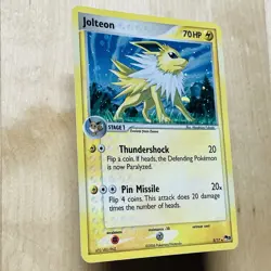 2006 Jolteon 3/17 POP Series 3 LP Holo Rare English Pokemon Holofoil TCG Card - Image 2