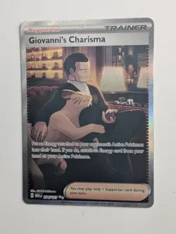 Pokemon 151 Giovanni's Charisma SAR 207/165 English Card - Image 1