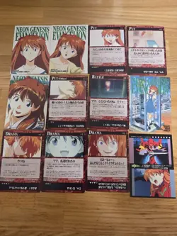 Evangelion Carddas Masters Card Asuka Illustration Set - Image 1