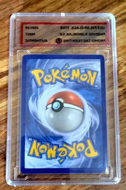 Pokemon Eevee & Snorlax GX Tag Team Full Art Promo Card #SM169 Slabbed Mint+ - Image 3
