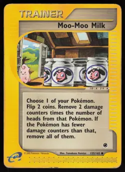 E-Reader Moo-Moo Milk 155/165 Expedition Tomokazu Komiya Pokemon TCG Card - Image 1