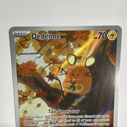 Pokemon Dedenne POR Illustration Rare Holo 093/088 Basic 70 HP English - Image 3