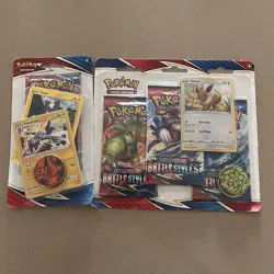 Pokemon TCG: Sword & Shield Battle Styles Blister Pack with 3 Booster Eevee Lot 820650808227 - Image 1