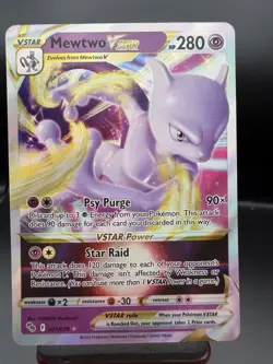 Mewtwo Vstar Full Art Holo - Pokemon Go Set - Rare - NM - #31/78 - Image 1