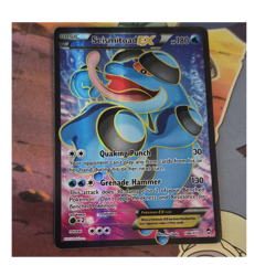 Seismitoad EX Full Art Holo Ultra Rare 106/111 XY Furious Fists English - Image 1
