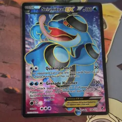 Seismitoad EX Full Art Holo Ultra Rare 106/111 XY Furious Fists English - Image 4