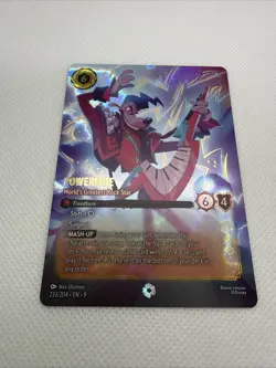 Disney Lorcana Fabled Powerline World's Greatest Rockstar Enchanted Card 233/204 - Image 2