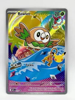 Rowlett 43 Litten 44 Popplio 45 First Partner Illustration Pokemon Promo Set - Image 2