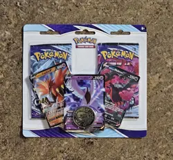 Pokemon Chilling Reign 2 Pack Blister Galarian Zapdos V Articuno V Moltres V - Image 1