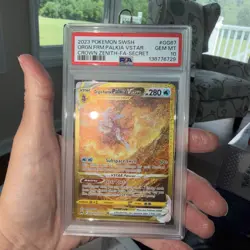 2023 POKEMON SWSH CROWN ZENITH FA SECRET ORIGIN FRM PALKIA VSTAR #GG67 PSA GM10 - Image 1