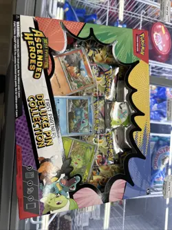Pokemon Acended Heroes Deluxe Pin Collection Mega Evolution And 5 Pack Blister - Image 1