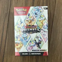 Pokemon TCG Prismatic Evolutions Booster Bundle 6 Packs English Eevee 2025 - Image 1