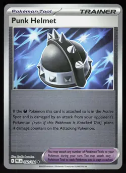 Punk Helmet 092/094 Uncommon Phantasmal Flames Pokemon Reverse Holo Near Mint - Image 1