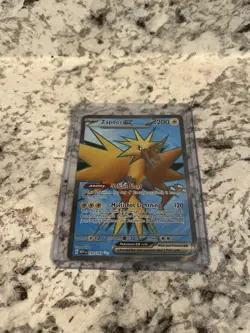 Pokemon Zapdos ex 192/165 Scarlet & Violet 151 Ultra Rare Holo EX 200 HP - Image 1
