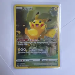 The Pokemon Company Pikachu GG30/GG70 Crown Zenith Galarian Gallery Holo EN 60HP - Image 1