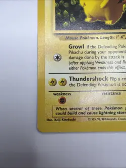 1999 Pokemon Pikachu #1 Black Star Promo - Image 5