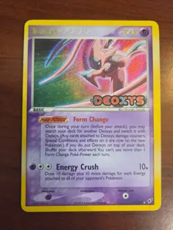 Pokemon TCG Deoxys EX 17/107 Reverse Holo Rare Stamp Deoxys - Image 1