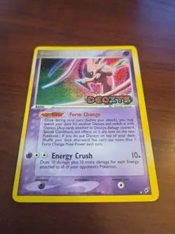 Pokemon TCG Deoxys EX 17/107 Reverse Holo Rare Stamp Deoxys - Image 3