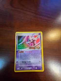 Pokemon TCG Deoxys EX 17/107 Reverse Holo Rare Stamp Deoxys - Image 4