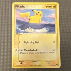 Pokemon TCG Pikachu POP Series 5 12/17 Basic 50 HP 2007 English - Image 1